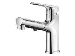 The collocation of open level faucet and decoration style